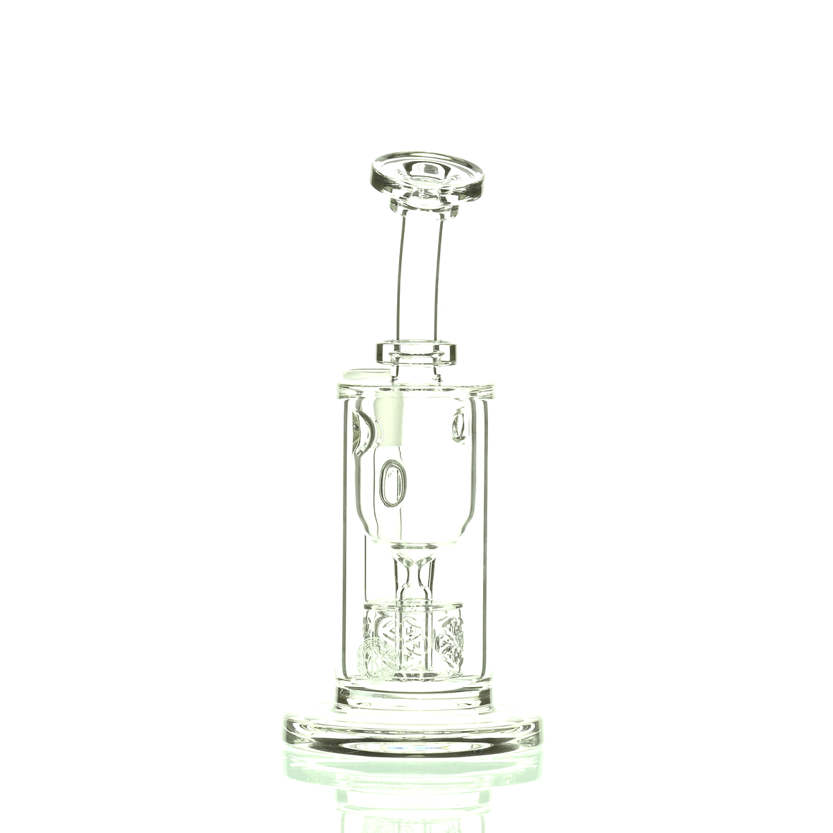 FAT BOY GLASS CLEAR 10MM TAURUS RIG 103 - Smoke Spot Smoke Shop