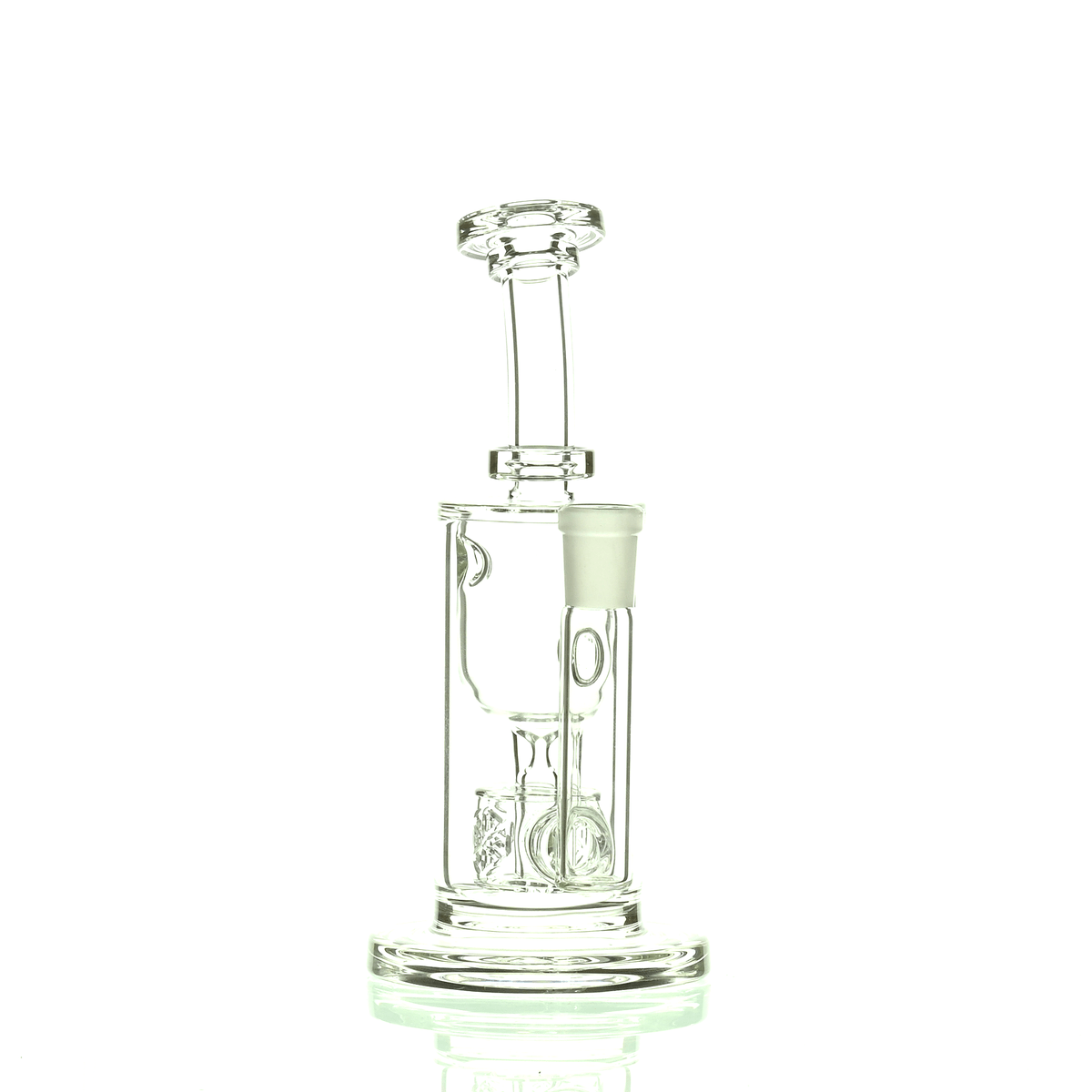 FAT BOY GLASS CLEAR 10MM TAURUS RIG 103 - Smoke Spot Smoke Shop