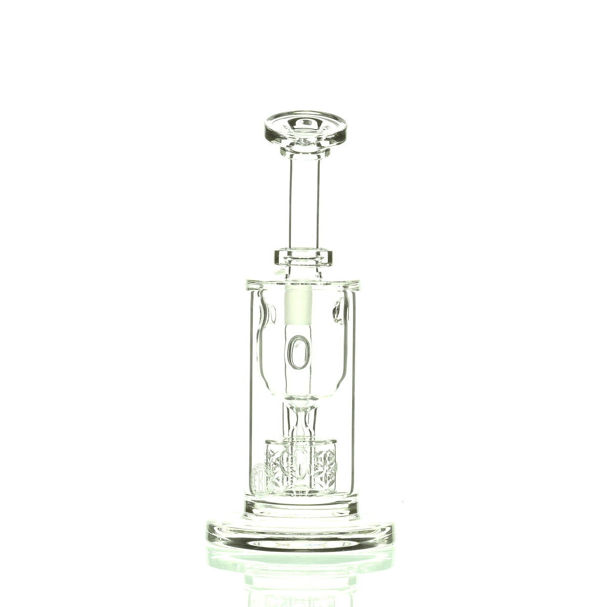 FAT BOY GLASS CLEAR 10MM TAURUS RIG 103 - Smoke Spot Smoke Shop