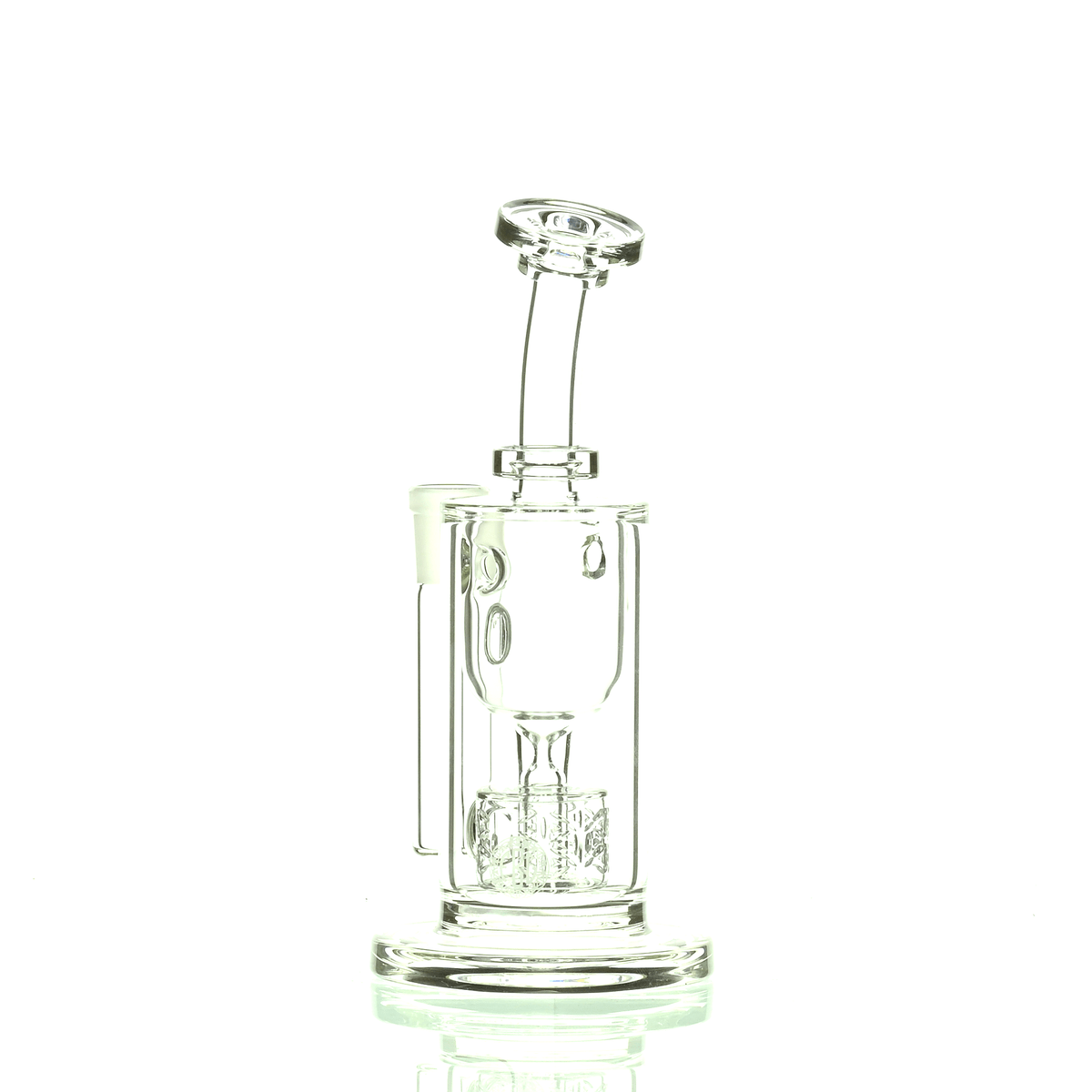FAT BOY GLASS CLEAR 10MM TAURUS RIG 103 - Smoke Spot Smoke Shop