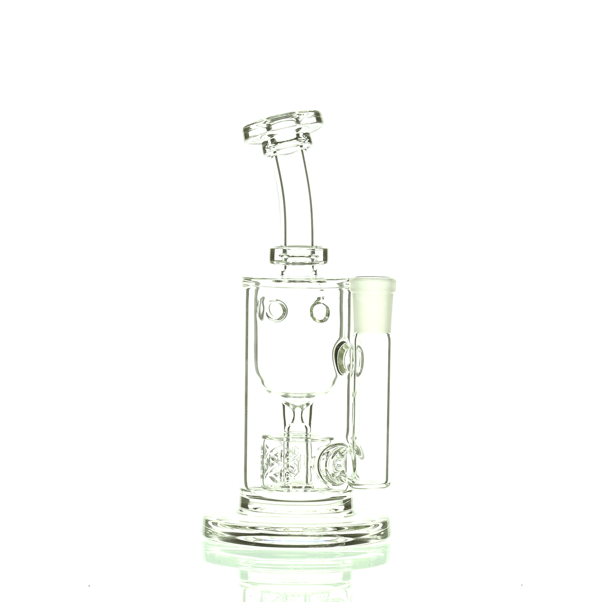 FAT BOY GLASS CLEAR 10MM TAURUS RIG 103 - Smoke Spot Smoke Shop