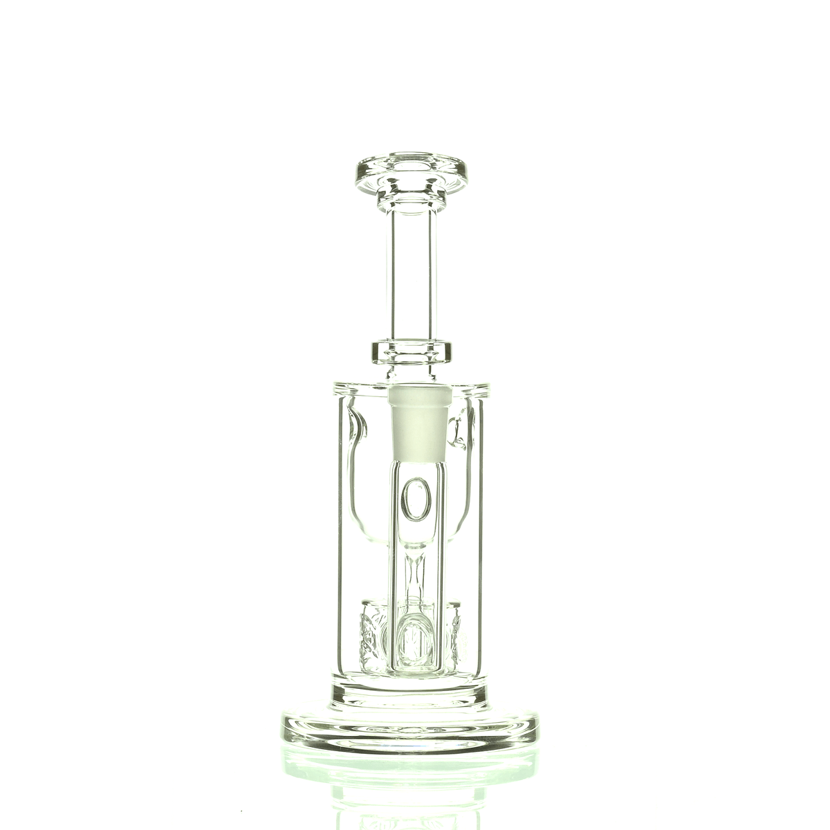 FAT BOY GLASS CLEAR 10MM TAURUS RIG 103 - Smoke Spot Smoke Shop