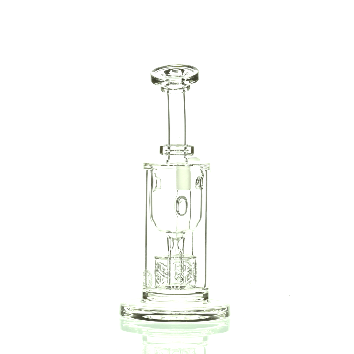 FAT BOY GLASS CLEAR 10MM TAURUS RIG 103 - Smoke Spot Smoke Shop