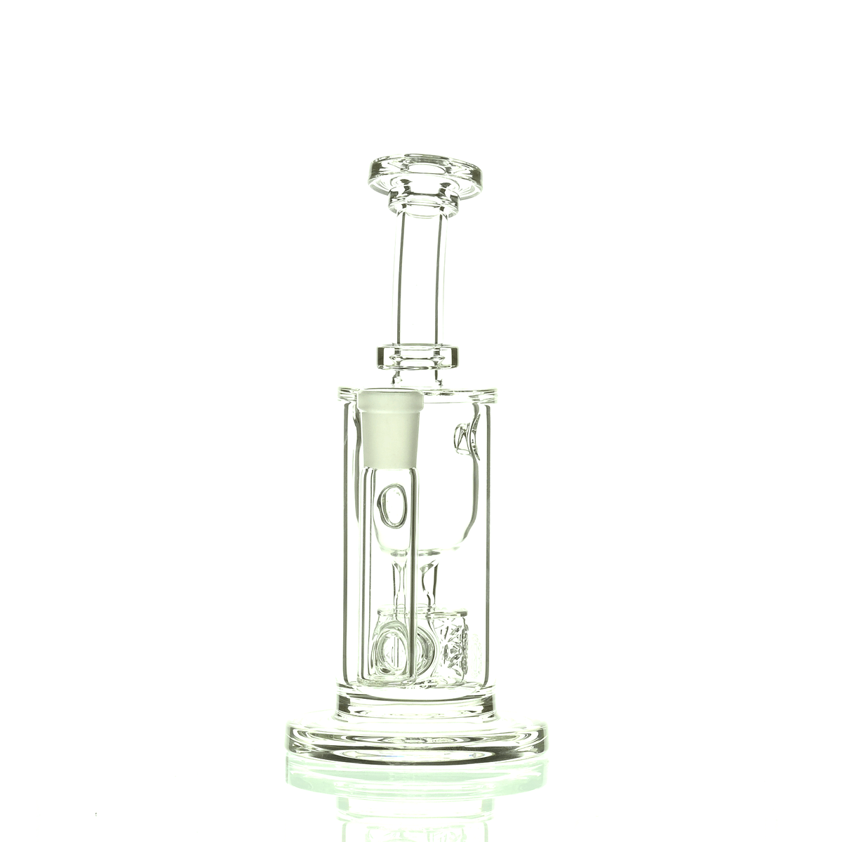 FAT BOY GLASS CLEAR 10MM TAURUS RIG 103 - Smoke Spot Smoke Shop