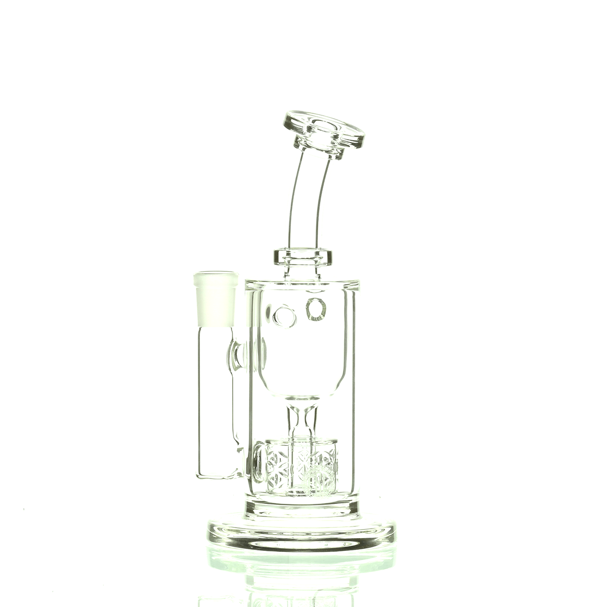 FAT BOY GLASS CLEAR 10MM TAURUS RIG 103 - Smoke Spot Smoke Shop