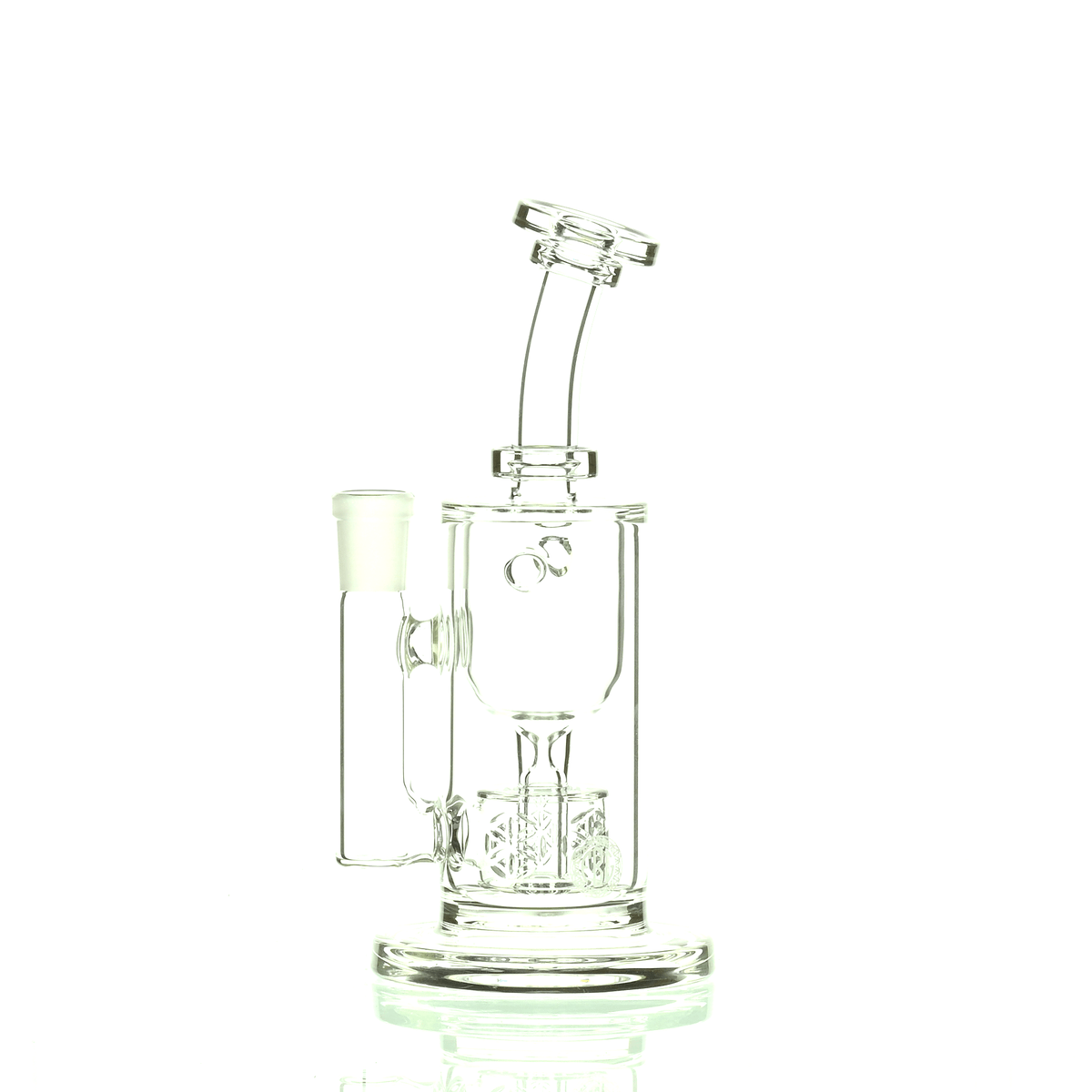 FAT BOY GLASS CLEAR 10MM TAURUS RIG 103 - Smoke Spot Smoke Shop