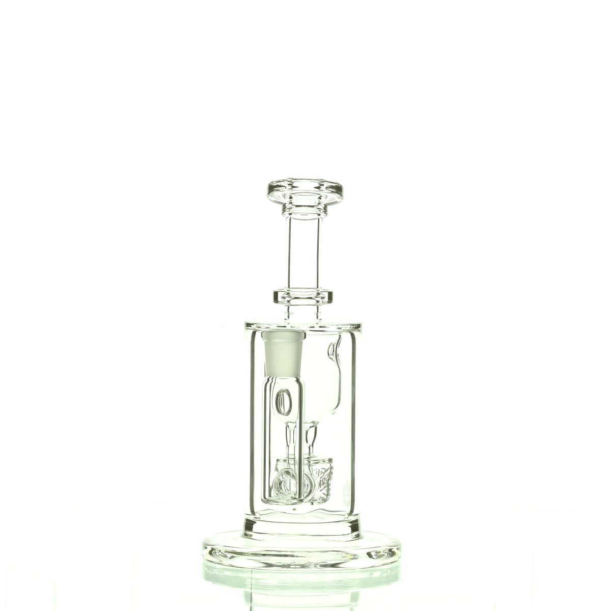 FAT BOY GLASS CLEAR TAURUS RIG 101 - Smoke Spot Smoke Shop
