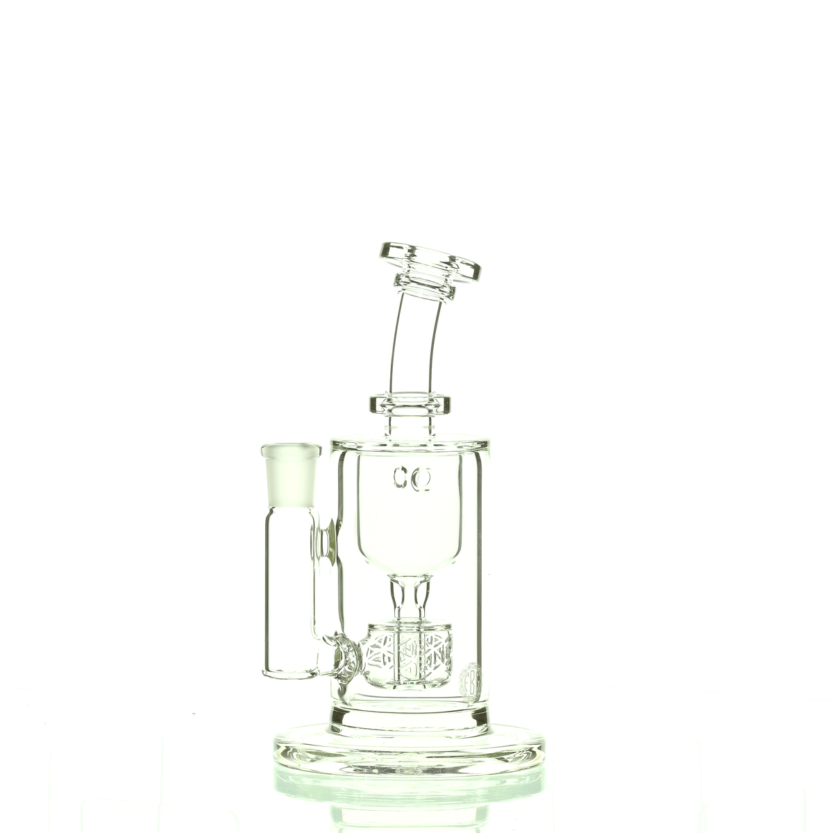 FAT BOY GLASS CLEAR TAURUS RIG 101 - Smoke Spot Smoke Shop