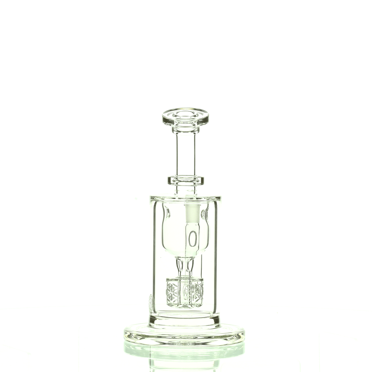 FAT BOY GLASS CLEAR TAURUS RIG 101 - Smoke Spot Smoke Shop