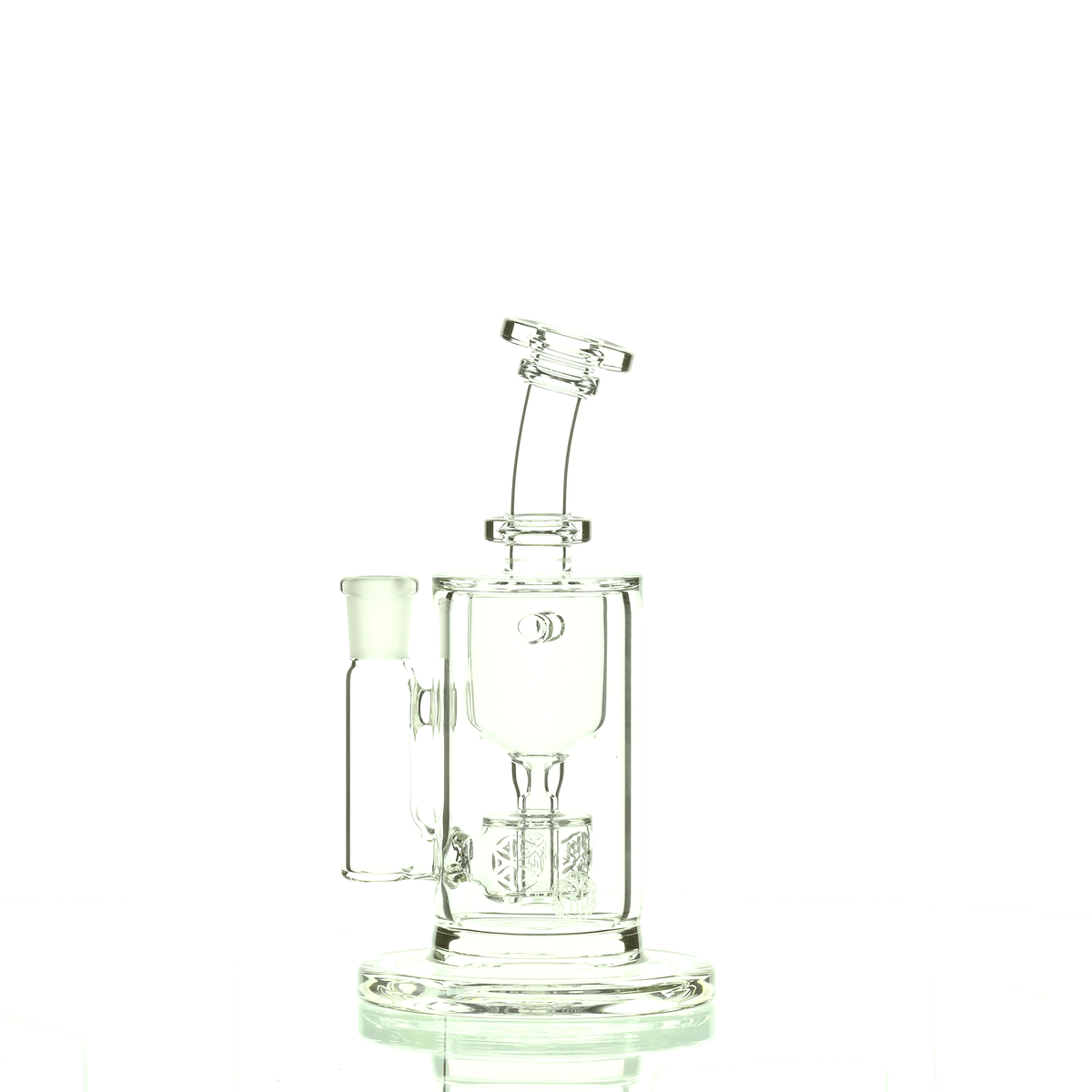 FAT BOY GLASS CLEAR TAURUS RIG 101 - Smoke Spot Smoke Shop