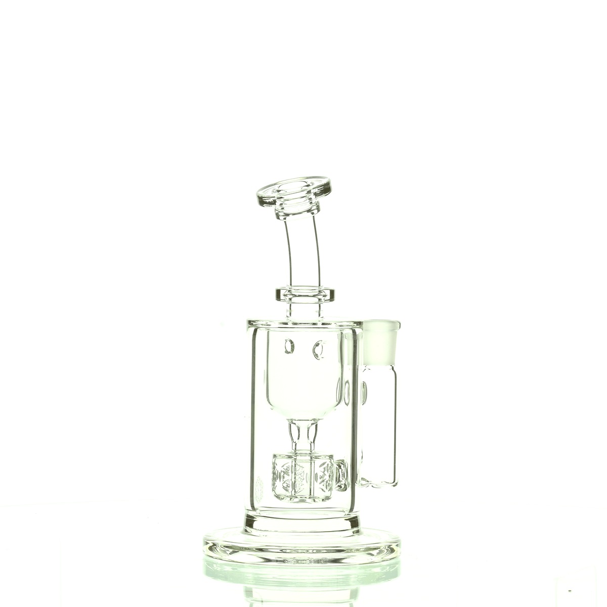 FAT BOY GLASS CLEAR TAURUS RIG 101 - Smoke Spot Smoke Shop