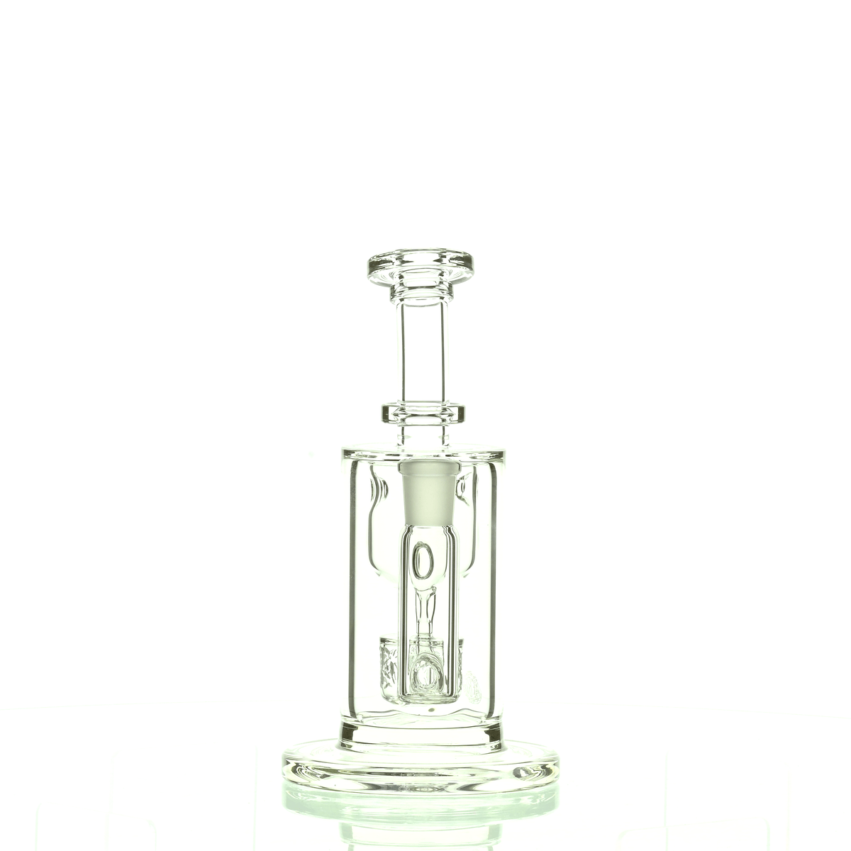 FAT BOY GLASS CLEAR TAURUS RIG 101 - Smoke Spot Smoke Shop