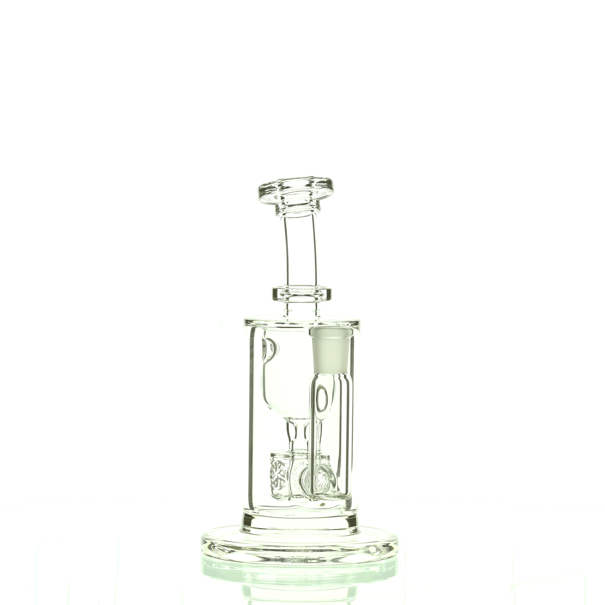 FAT BOY GLASS CLEAR TAURUS RIG 101 - Smoke Spot Smoke Shop