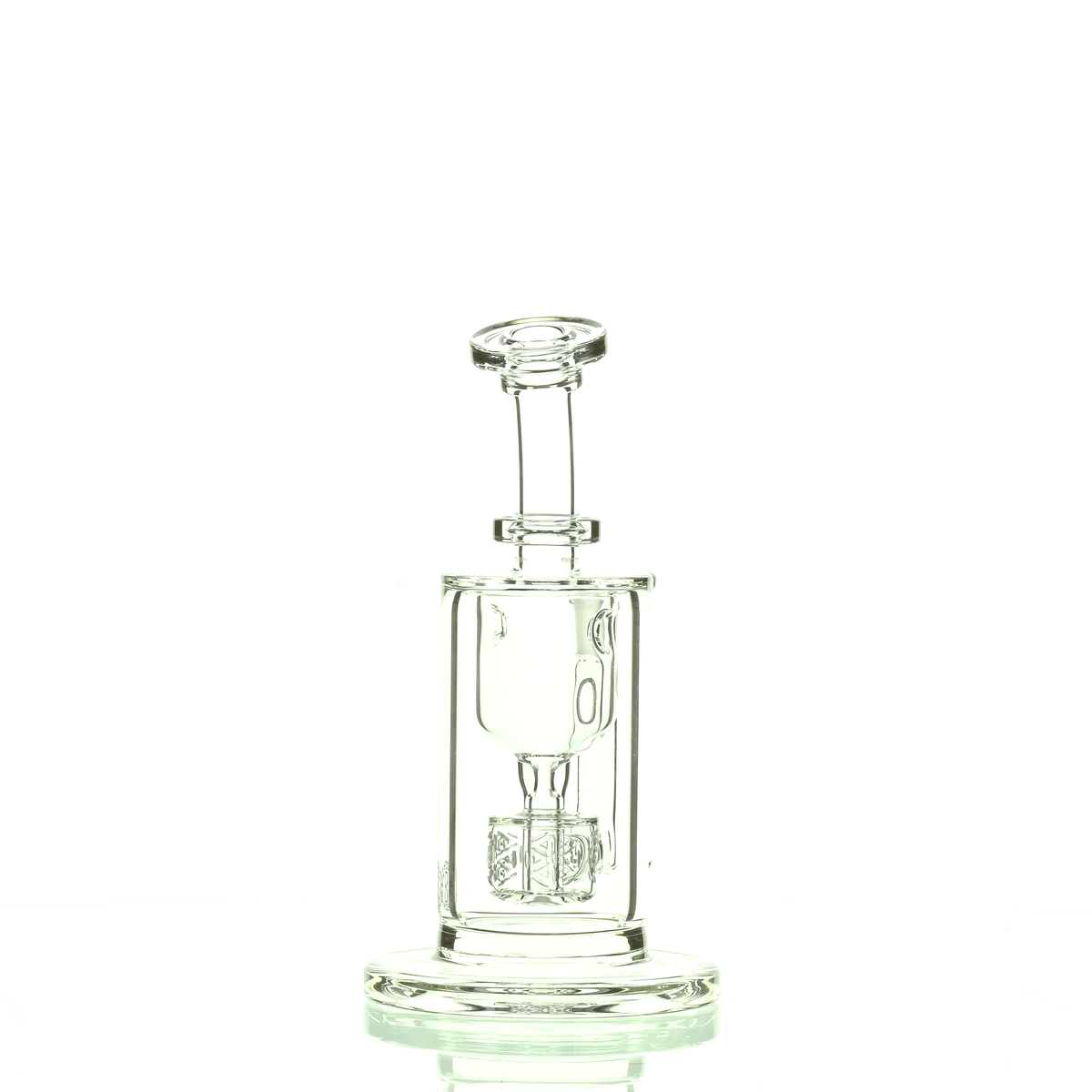 FAT BOY GLASS CLEAR TAURUS RIG 101 - Smoke Spot Smoke Shop