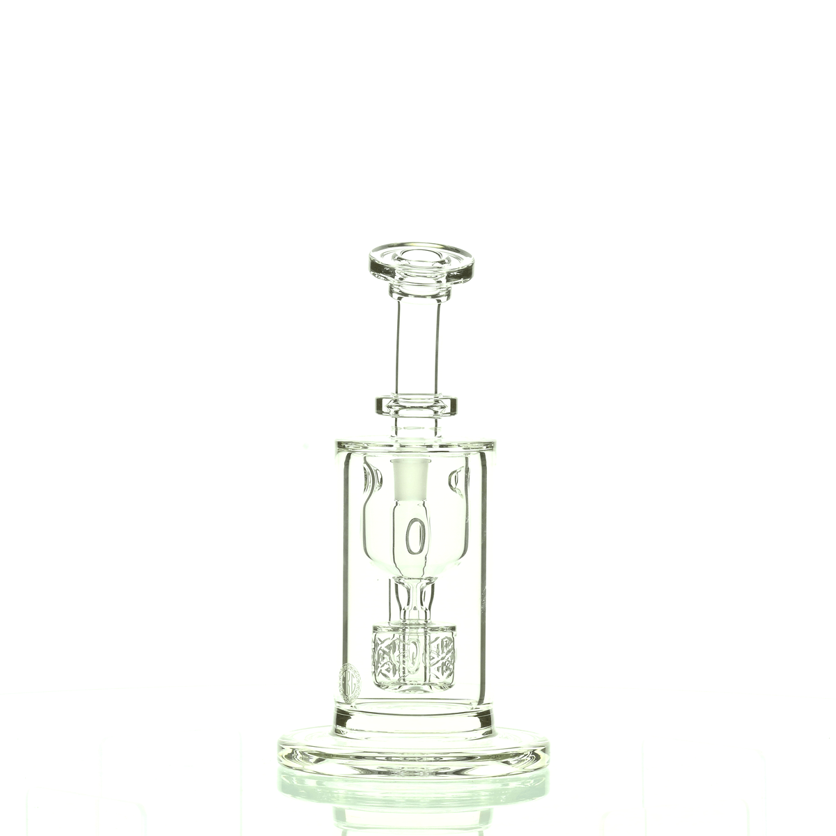 FAT BOY GLASS CLEAR TAURUS RIG 101 - Smoke Spot Smoke Shop