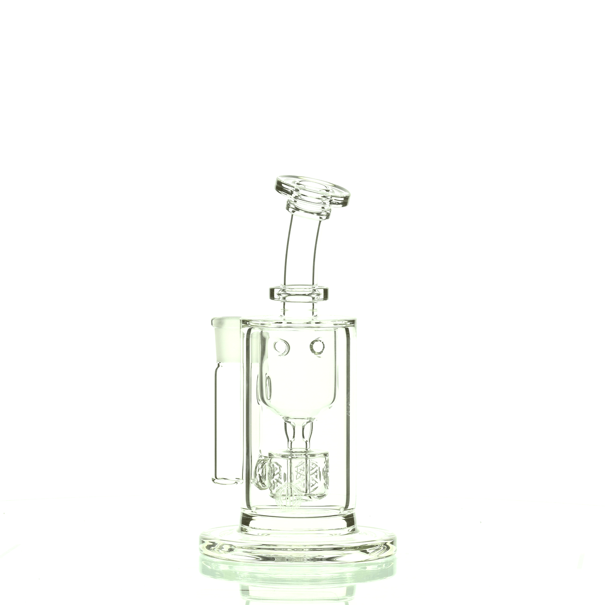 FAT BOY GLASS CLEAR TAURUS RIG 101 - Smoke Spot Smoke Shop