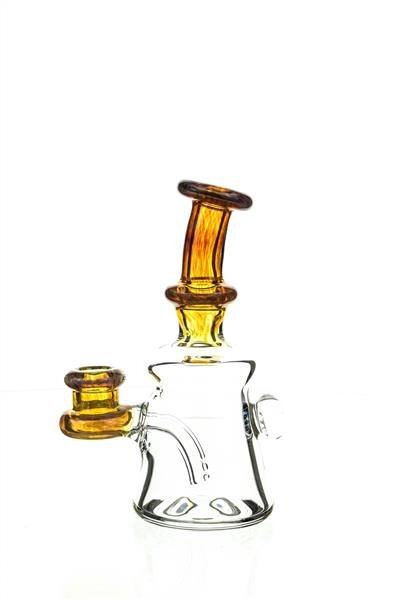 Frit mini rig by waterhouse Glass worked 107 - Smoke Spot Smoke Shop
