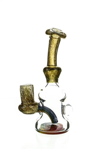 Frit mini rig by waterhouse Glass worked 111 - Smoke Spot Smoke Shop