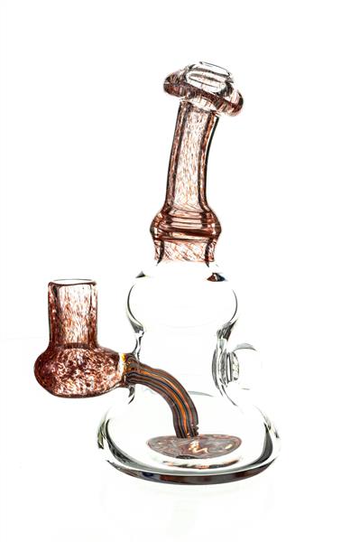 Frit mini rig by waterhouse Glass worked 113 - Smoke Spot Smoke Shop