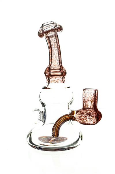 Frit mini rig by waterhouse Glass worked 113 - Smoke Spot Smoke Shop