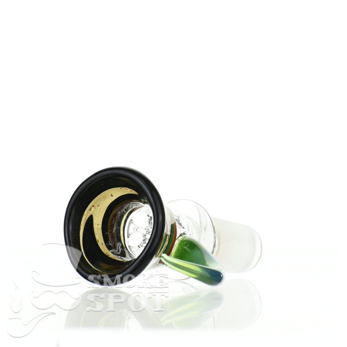 Glass enthuastic bowl 14 mm with a hook #123 - SSSS