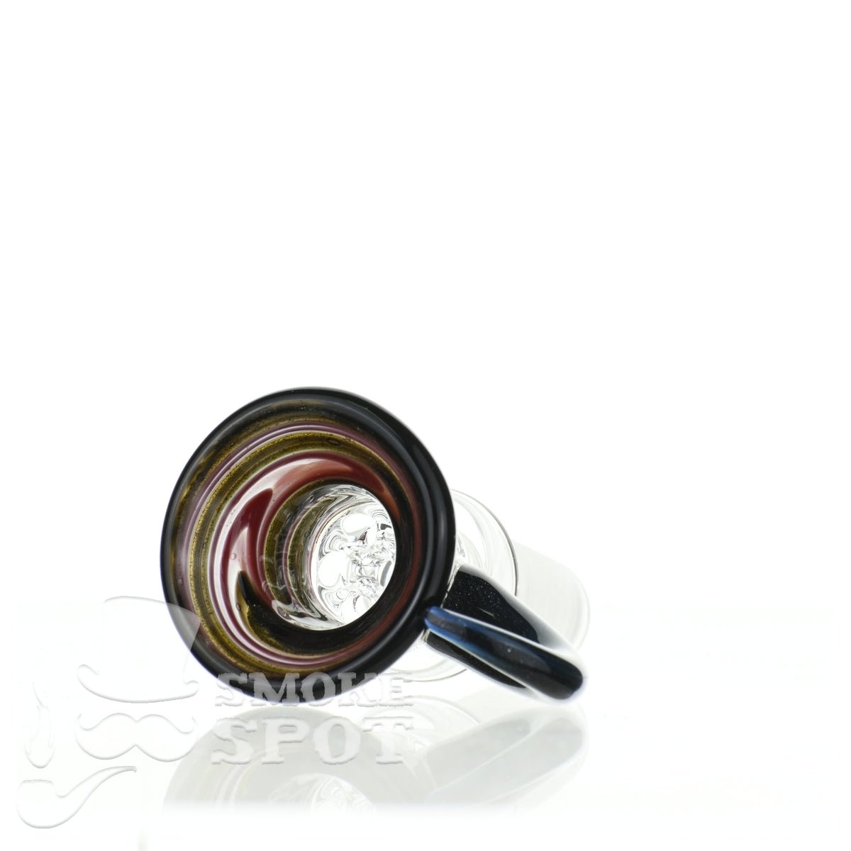 Glass enthuastic bowl 14 mm with a hook #126 - Smoke Spot Smoke Shop