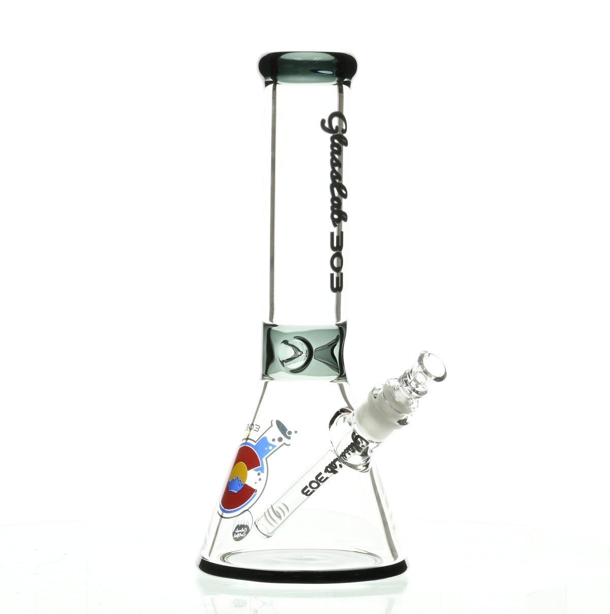 GLASSLAB 303 7MM BEAKER BLACK ACCENT - Smoke Spot Smoke Shop