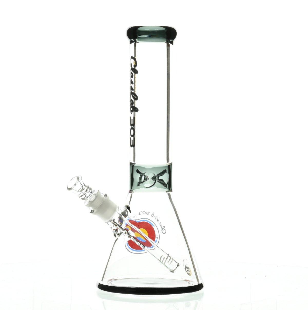 GLASSLAB 303 7MM BEAKER BLACK ACCENT - Smoke Spot Smoke Shop