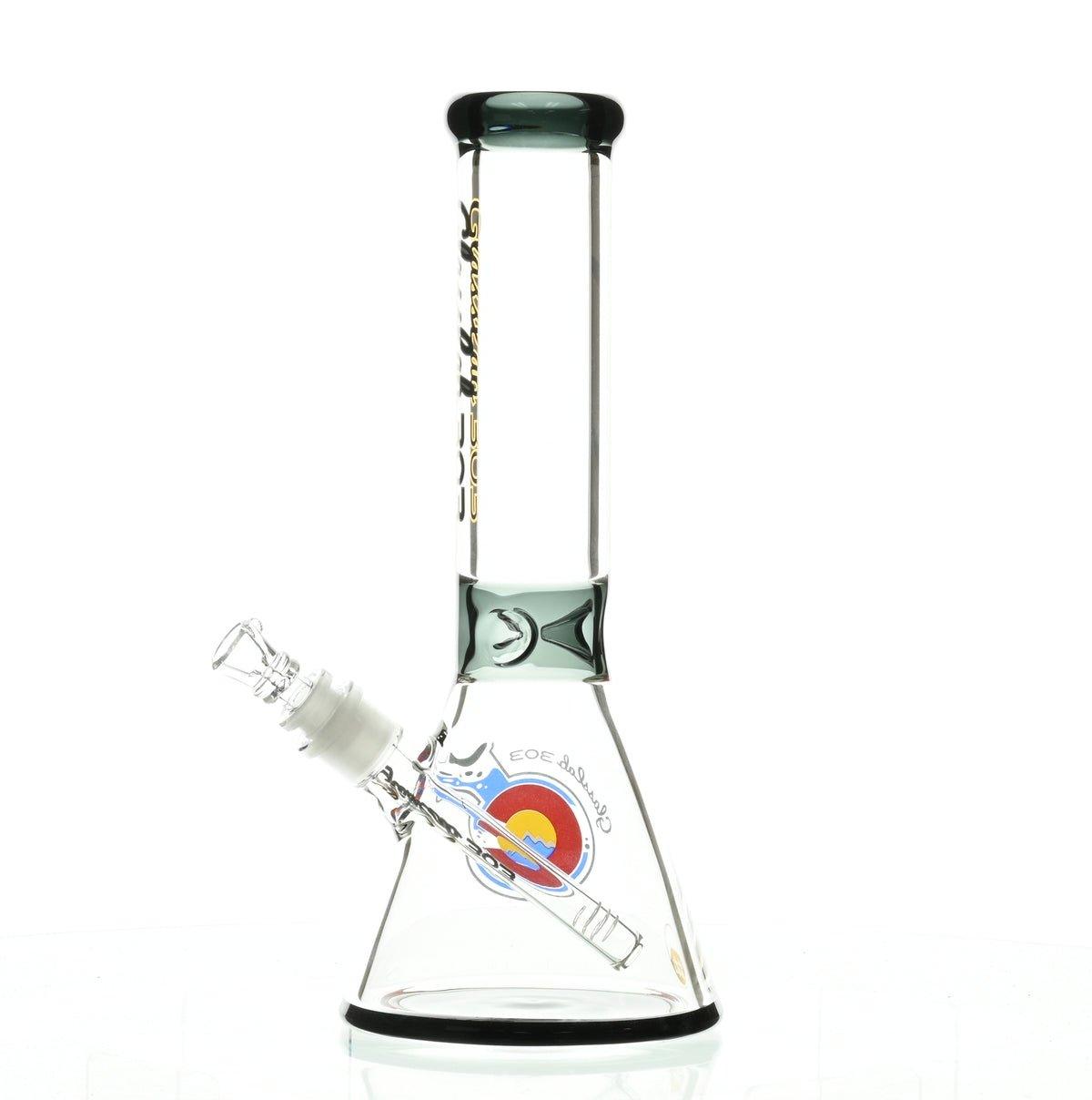 GLASSLAB 303 7MM BEAKER BLACK ACCENT - Smoke Spot Smoke Shop