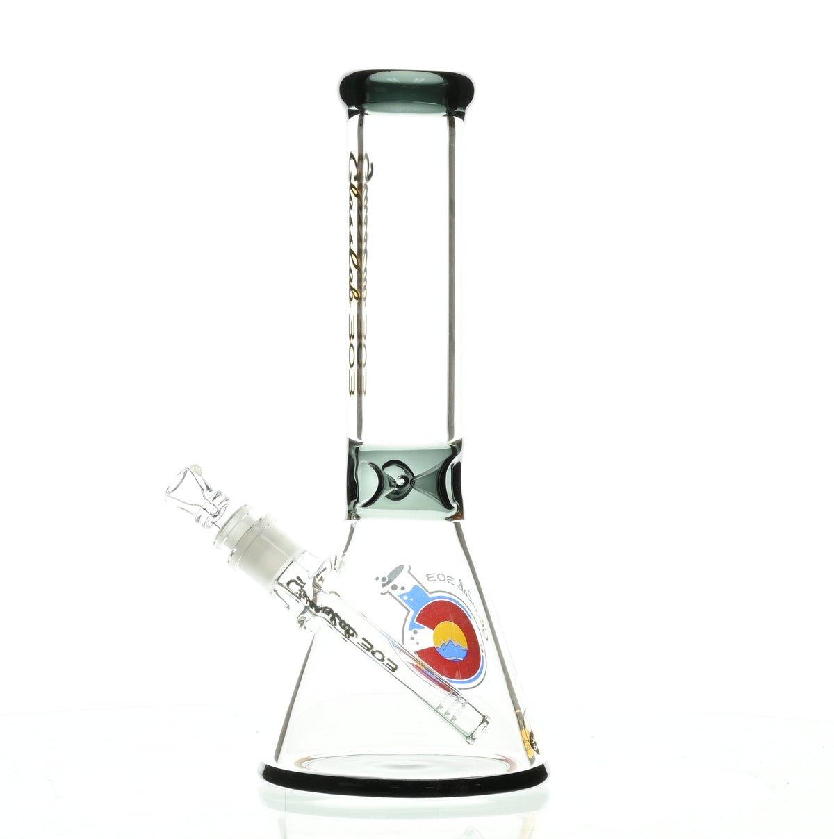 GLASSLAB 303 7MM BEAKER BLACK ACCENT - Smoke Spot Smoke Shop