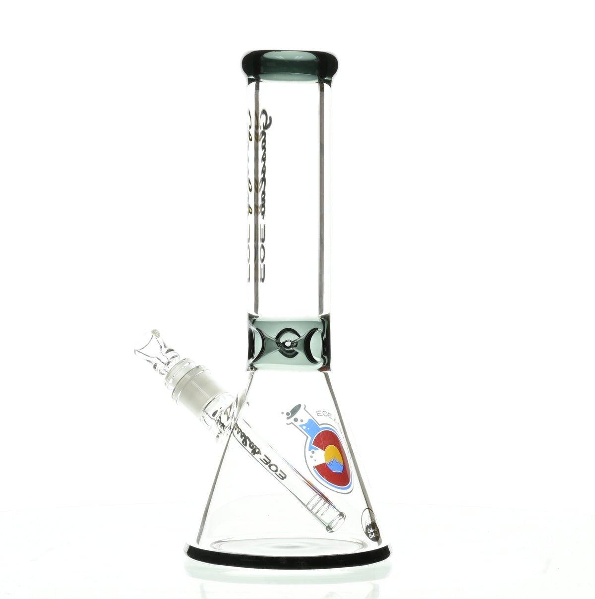 GLASSLAB 303 7MM BEAKER BLACK ACCENT - Smoke Spot Smoke Shop