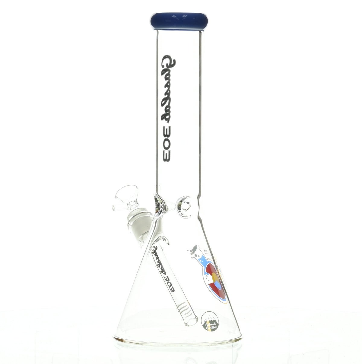 GLASSLAB 303 BEAKER BLUE GREEN ACCENT - Smoke Spot Smoke Shop