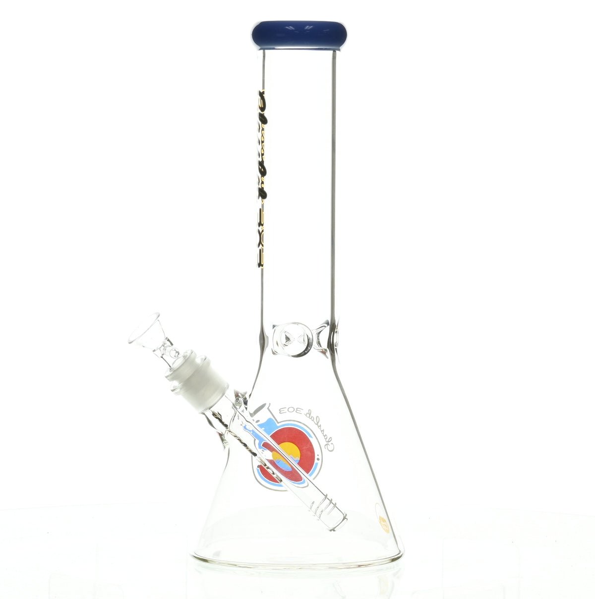 GLASSLAB 303 BEAKER BLUE GREEN ACCENT - Smoke Spot Smoke Shop