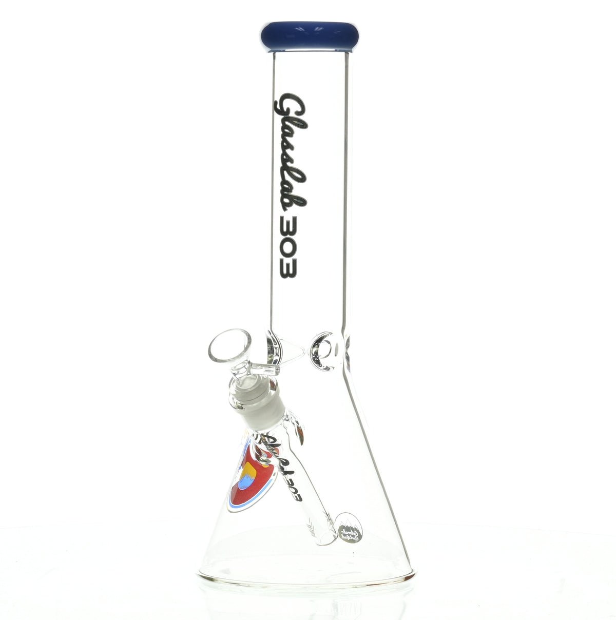 GLASSLAB 303 BEAKER BLUE GREEN ACCENT - Smoke Spot Smoke Shop