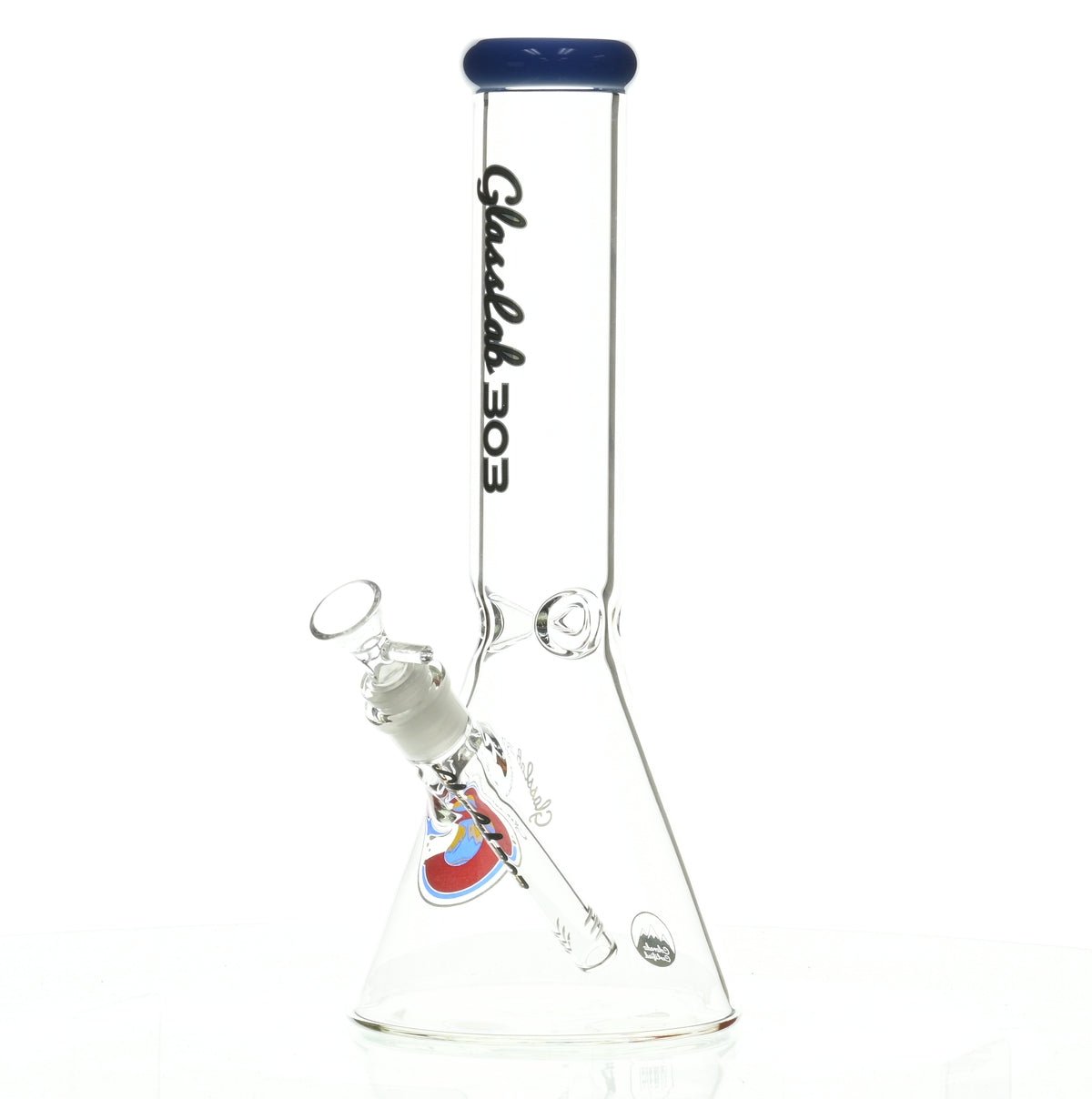 GLASSLAB 303 BEAKER BLUE GREEN ACCENT - Smoke Spot Smoke Shop