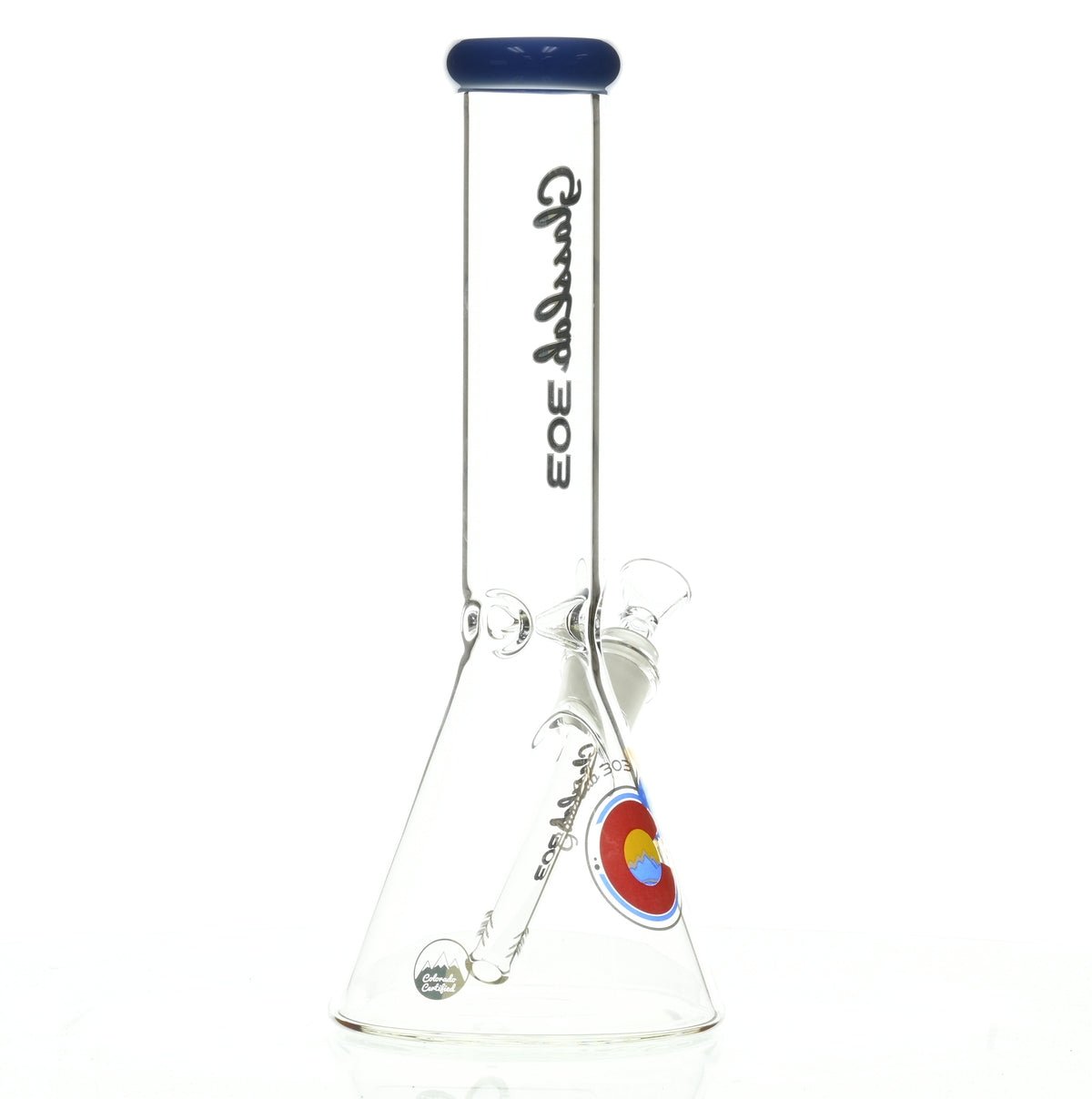 GLASSLAB 303 BEAKER BLUE GREEN ACCENT - Smoke Spot Smoke Shop