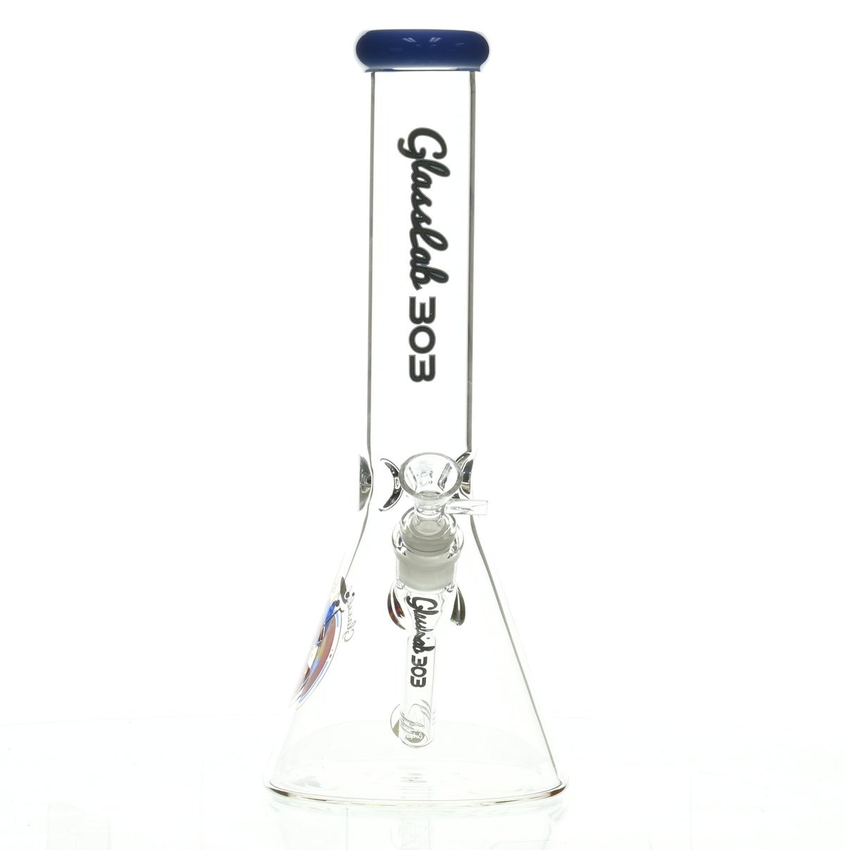 GLASSLAB 303 BEAKER BLUE GREEN ACCENT
