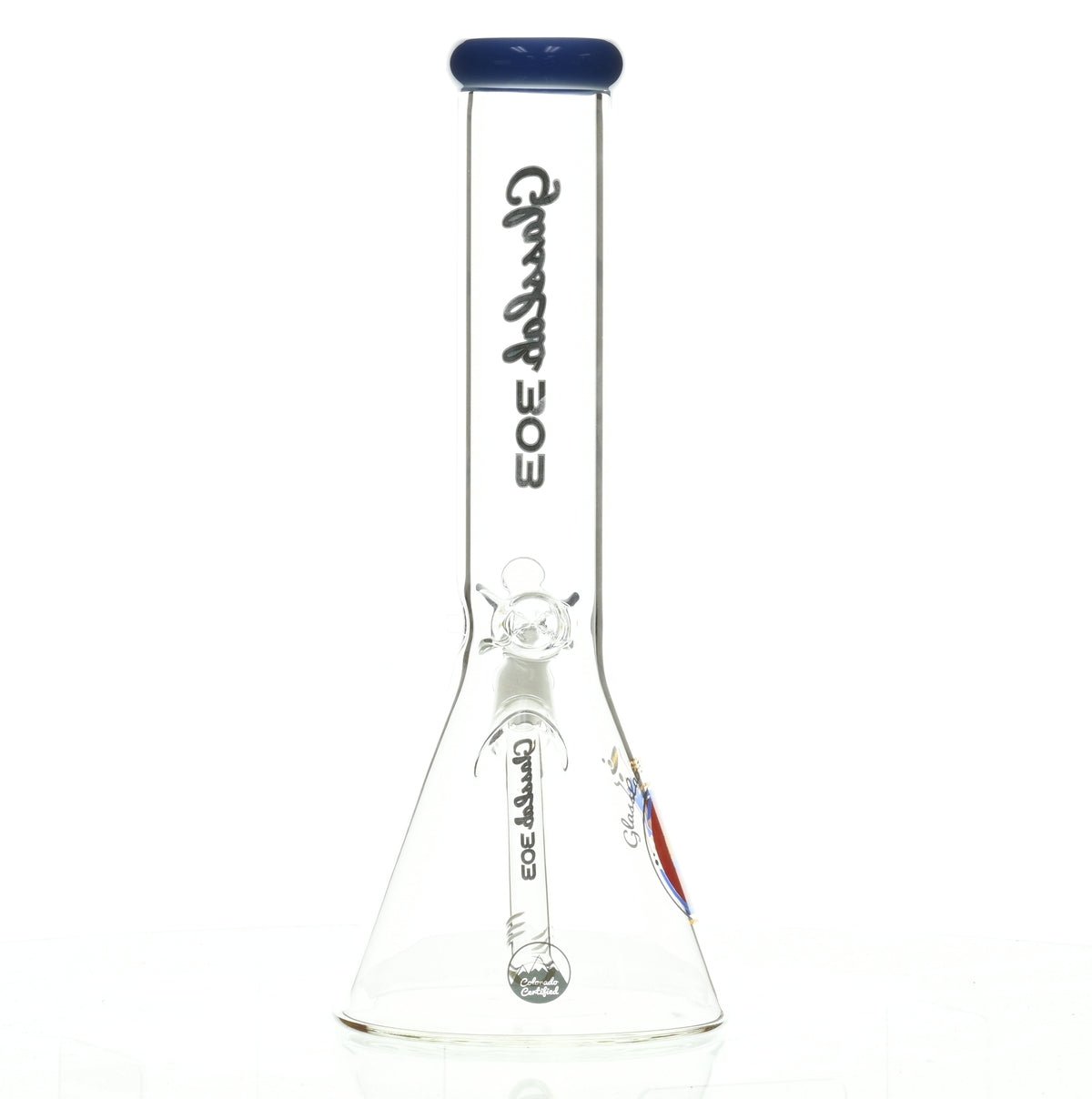 GLASSLAB 303 BEAKER BLUE GREEN ACCENT - Smoke Spot Smoke Shop