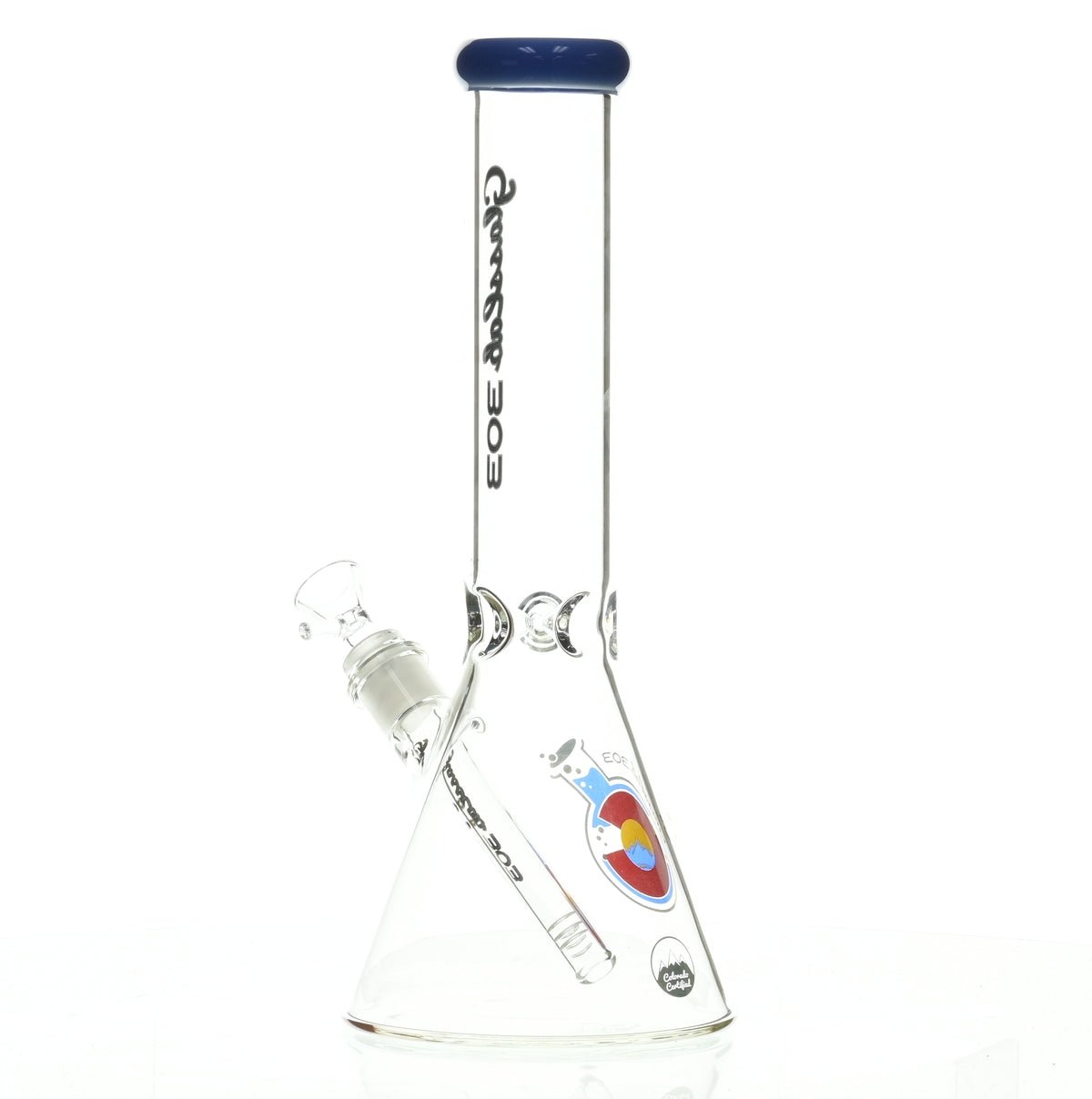 GLASSLAB 303 BEAKER BLUE GREEN ACCENT - Smoke Spot Smoke Shop