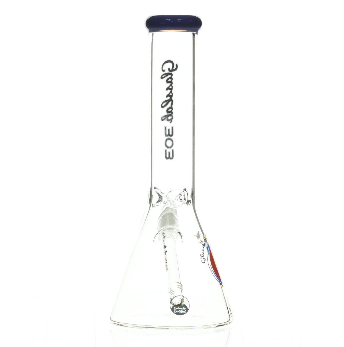 GLASSLAB 303 BEAKER PURPLE ACCENT - Smoke Spot Smoke Shop