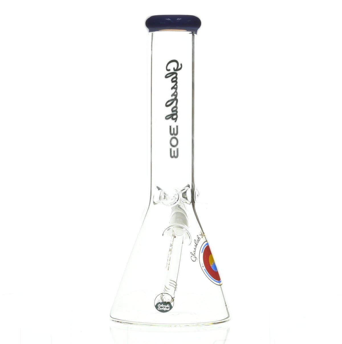 GLASSLAB 303 BEAKER PURPLE ACCENT - Smoke Spot Smoke Shop