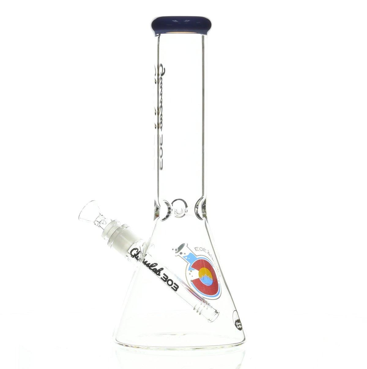 GLASSLAB 303 BEAKER PURPLE ACCENT - Smoke Spot Smoke Shop