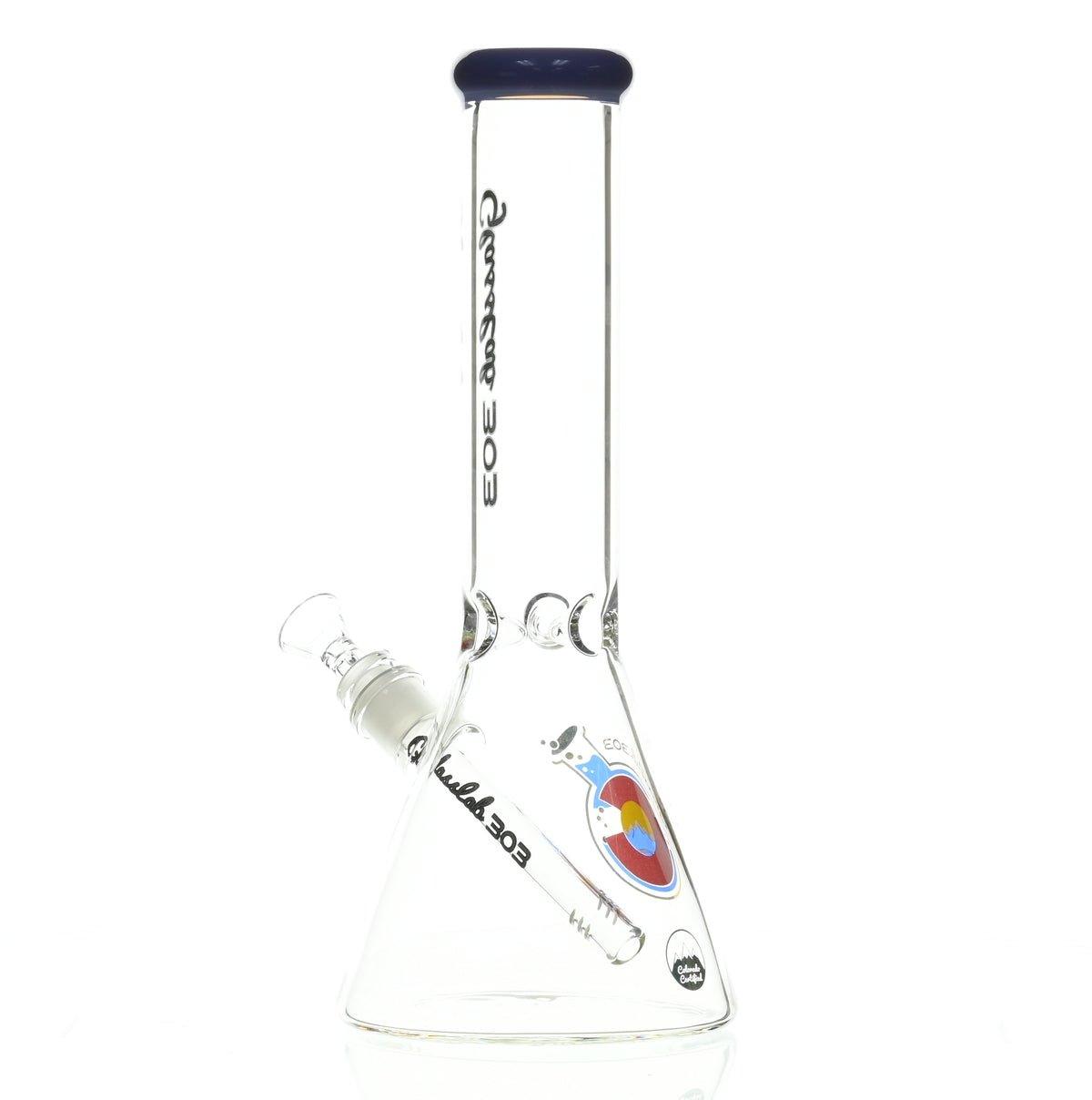 GLASSLAB 303 BEAKER PURPLE ACCENT - Smoke Spot Smoke Shop