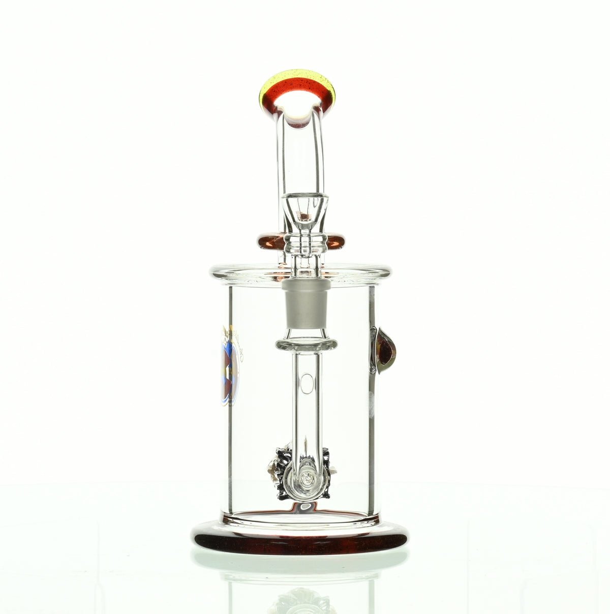 GLASSLAB 303 CAM 04 INLINE MATRIX CLEAR BLUE/RUBY RED - Smoke Spot Smoke Shop