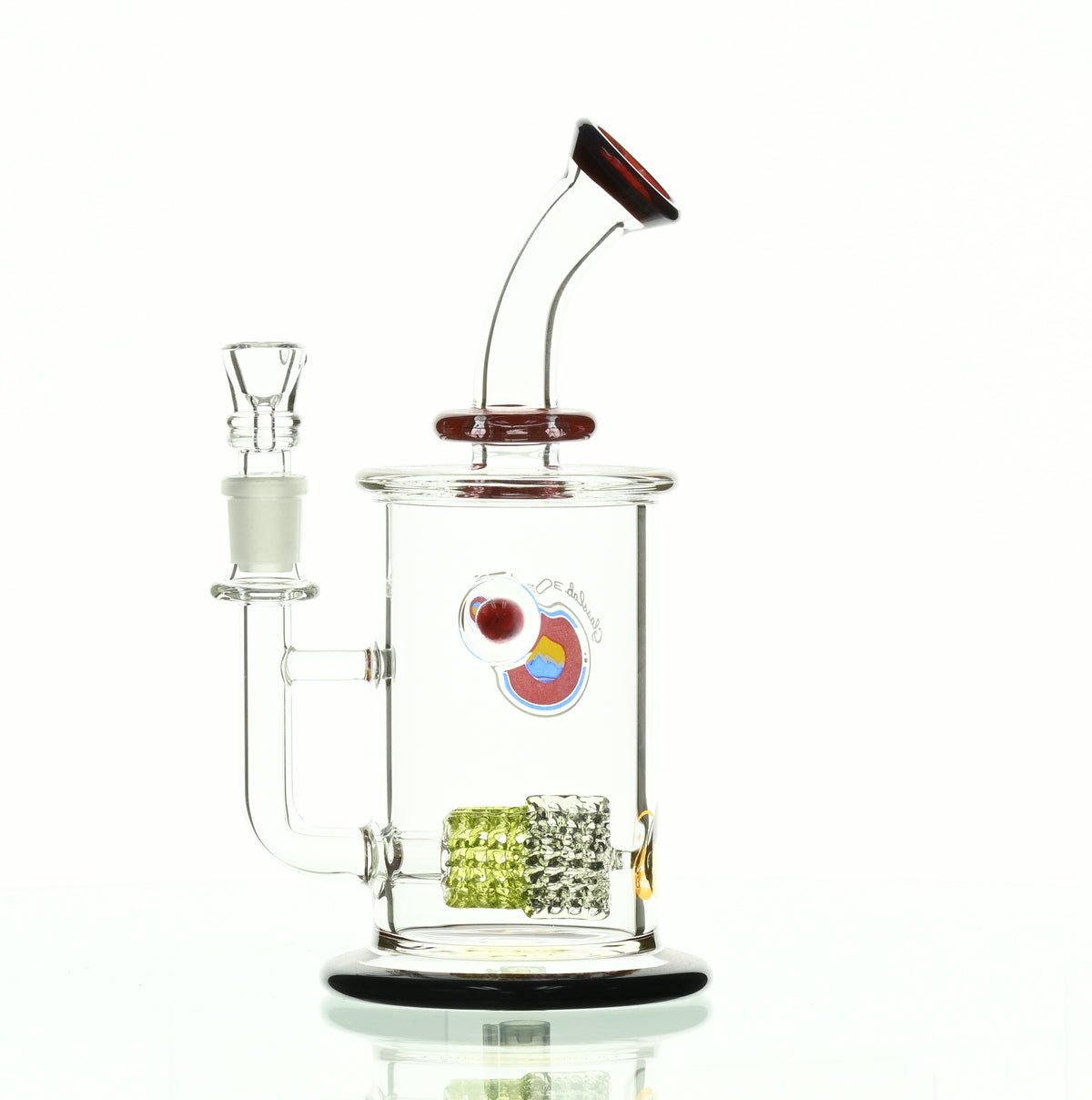 GLASSLAB 303 CAM 04 INLINE MATRIX RED/BLUE - Smoke Spot Smoke Shop