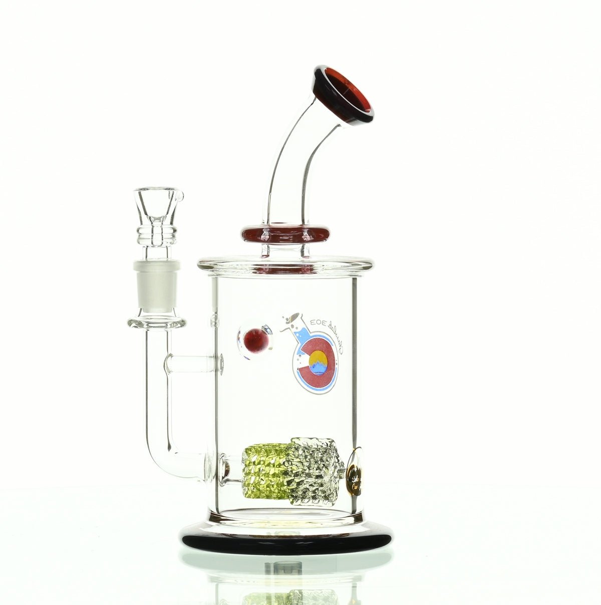 GLASSLAB 303 CAM 04 INLINE MATRIX RED/BLUE - Smoke Spot Smoke Shop