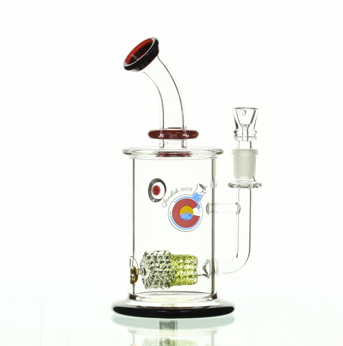 GLASSLAB 303 CAM 04 INLINE MATRIX RED/BLUE - Smoke Spot Smoke Shop