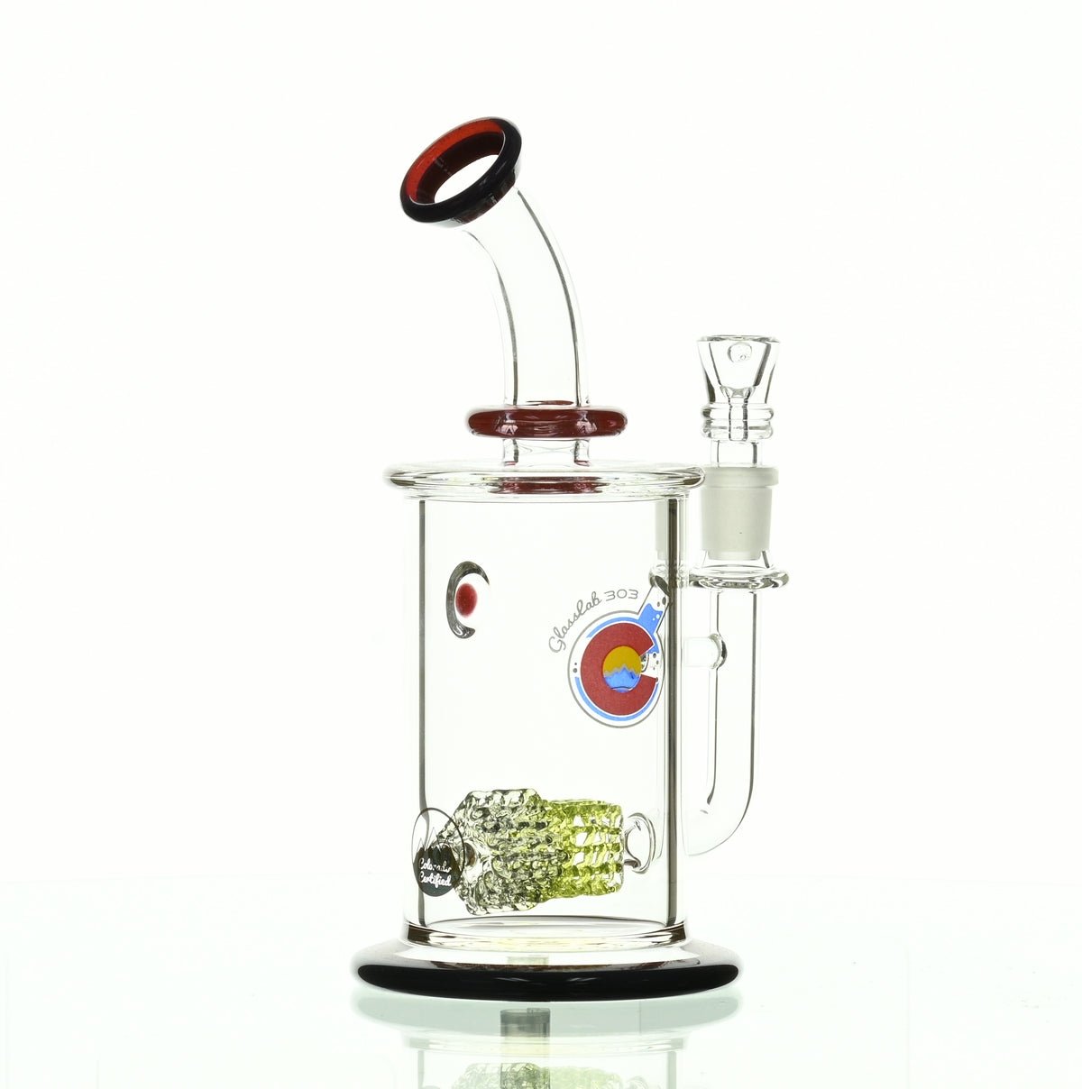 GLASSLAB 303 CAM 04 INLINE MATRIX RED/BLUE - Smoke Spot Smoke Shop