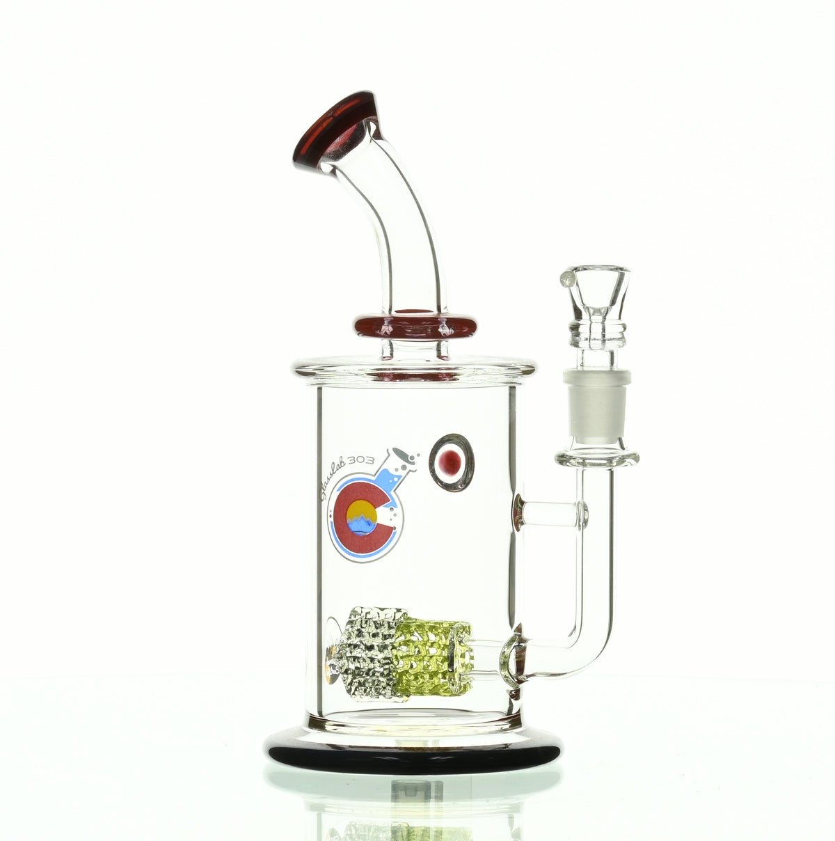 GLASSLAB 303 CAM 04 INLINE MATRIX RED/BLUE - Smoke Spot Smoke Shop