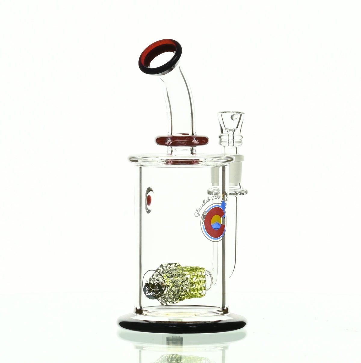 GLASSLAB 303 CAM 04 INLINE MATRIX RED/BLUE - Smoke Spot Smoke Shop